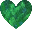 green painted heart, www.doorway-to-self-esteem.com